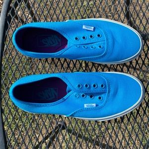 Bright Blue Vans Authentic